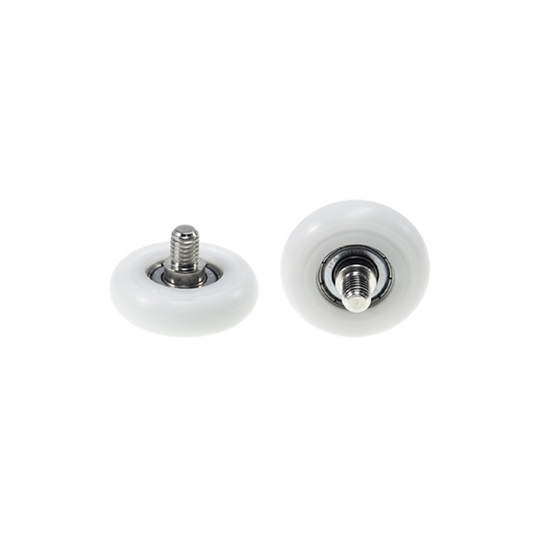 BSR60840-11C2L10M8 M8x40x11mm Wear-Resistant PA66 Plastic Roller Bearing with Screw for Long Lifespan.jpg