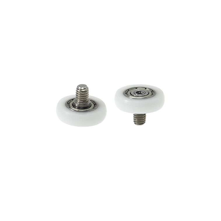 BSR62315-4C1L5M4 M4x15x4mm Silent Running POK Plastic Roller Bearing with Screw for Quiet Machinery.jpg