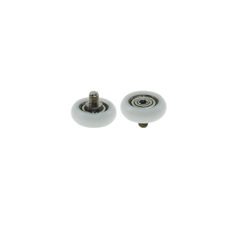 BSR62522-5C2L6M5 M5x22x5mm Miniature Nylon Wheel Polyacetal Coated Pulley Rowing Machine Roller Mini Plastic Bearing.jpg