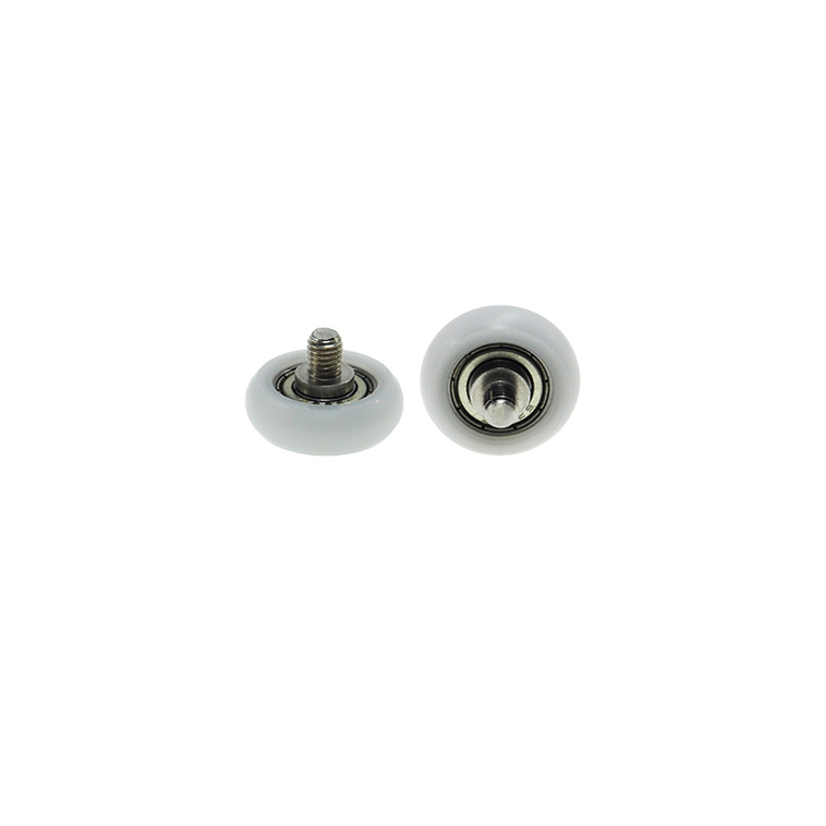BSR62522-5C2L6M5 M5x22x5mm Miniature Nylon Wheel Polyacetal Coated Pulley Rowing Machine Roller Mini Plastic Bearing.jpg
