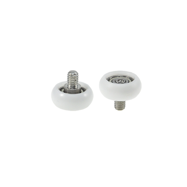BSR62522-9C1L8M6 M6x22x9mm  Polyacetal coated plastic nylon wardrobe roller sliding door roller.jpg