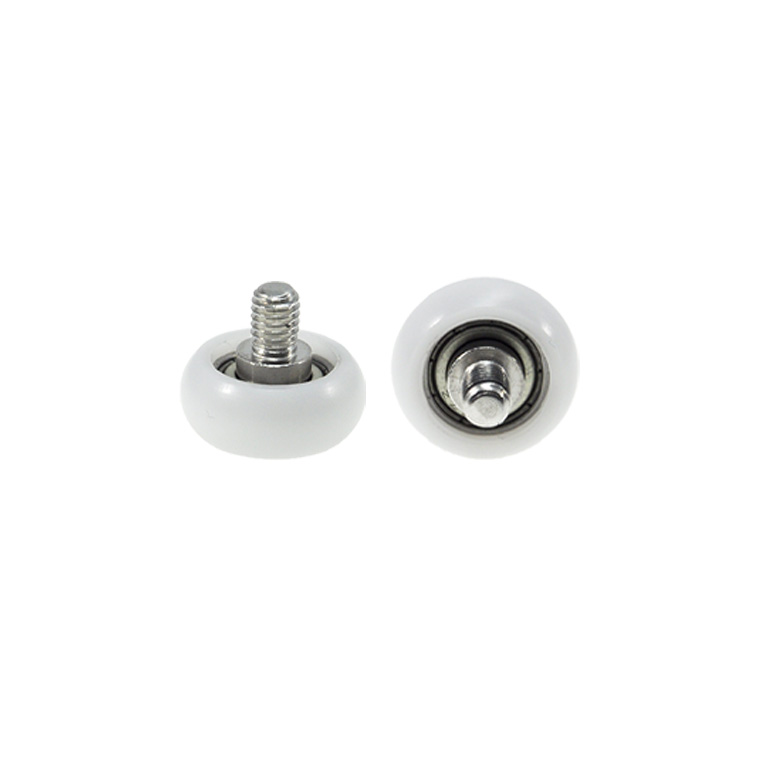 BSR62522-9C1L8M6 M6x22x9mm  Polyacetal coated plastic nylon wardrobe roller sliding door roller.jpg