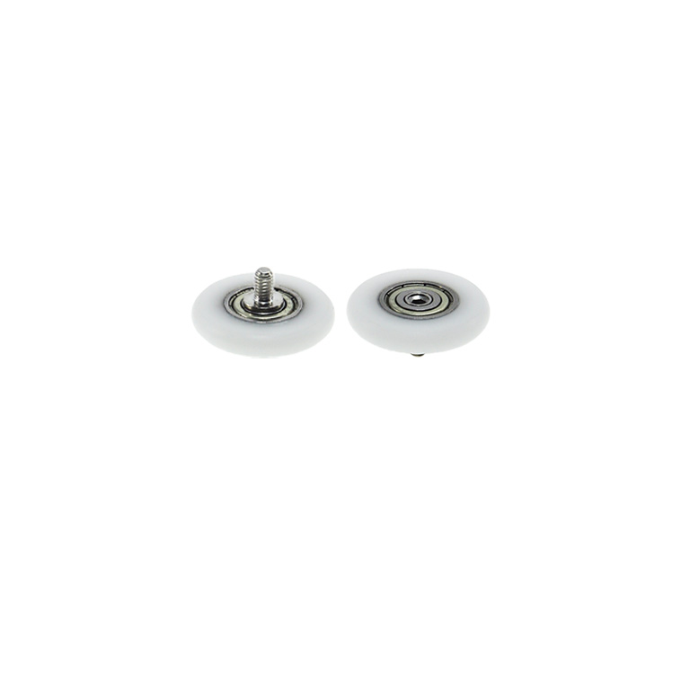 BSR62528-5C1L6M4 M4x28x5mm Automatic door roller plastic roller with screws.jpg
