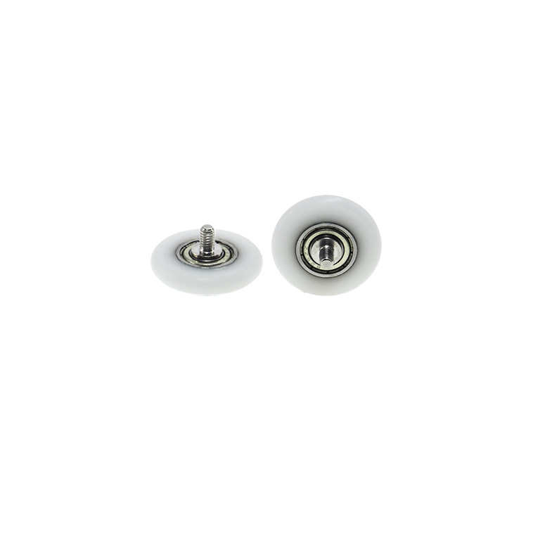 BSR62528-5C1L6M4 M4x28x5mm Automatic door roller plastic roller with screws.jpg