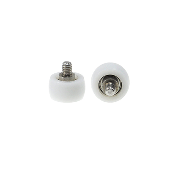 BSR68413-8C1L5M4 M4x13x8mm Engineering plastic rollers, wear-resistant and corrosion-resistant, industrial conveyor equipment accessories.jpg