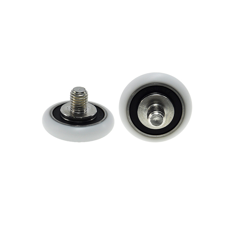 BSR600240-9C2L12M10 M10x40x9mm Plastic Coated Ball Bearing for Slide Door Windows Furniture Pulley.jpg