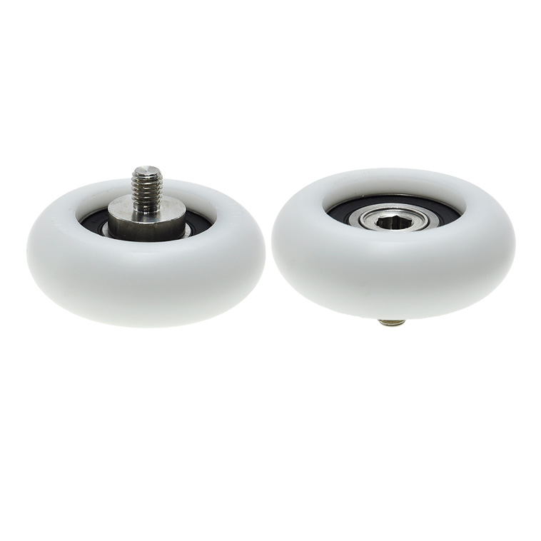 BSR620475-25C2L12M10 M10x75x25mm Plastic Rubber Coated Bearing Moving Pulley POM PA Roller Wheel.jpg